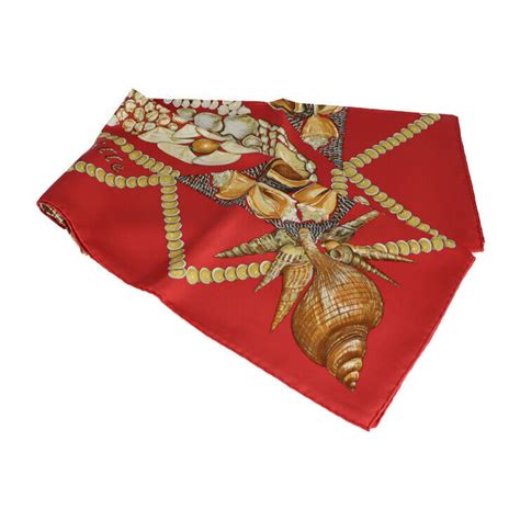 hermes seashell scarf|hermes silk scarf.